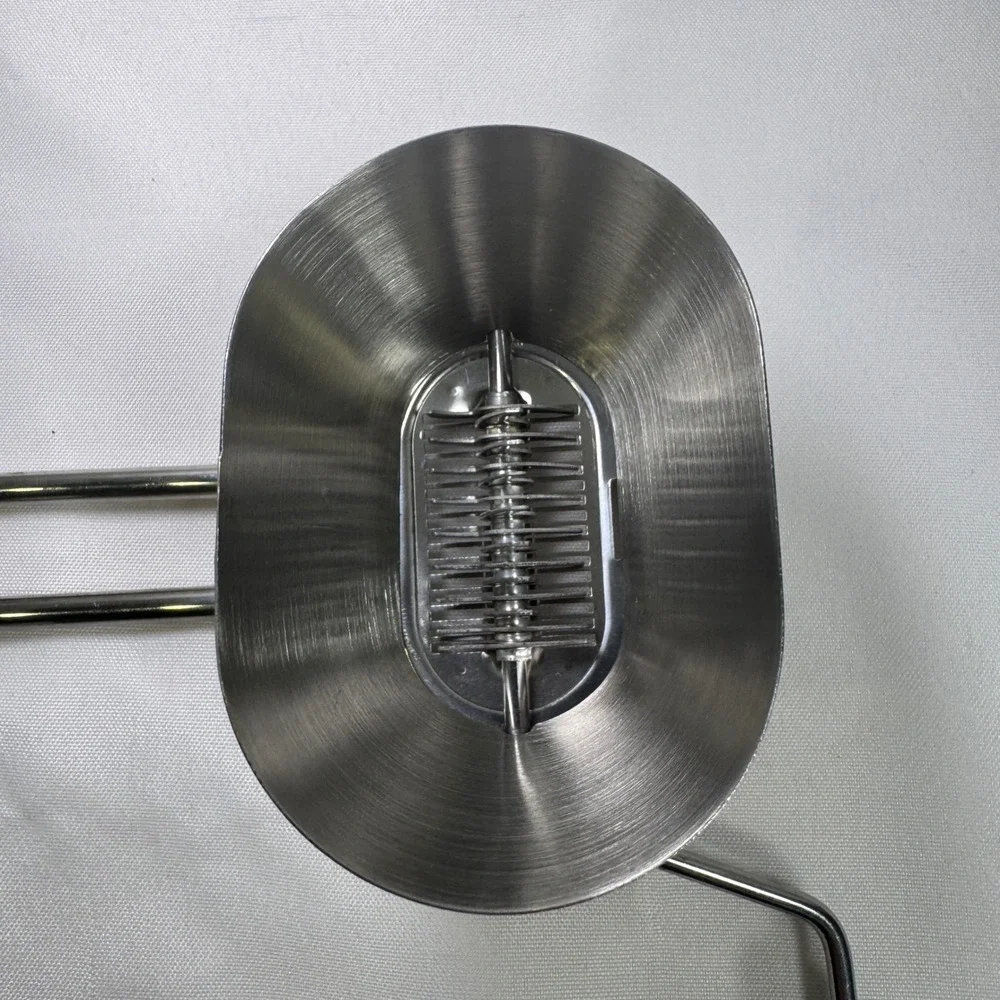 Stainless Steel Rotary Parsley Mincer Manual Herb Grinder Hand Crank Tool Silver